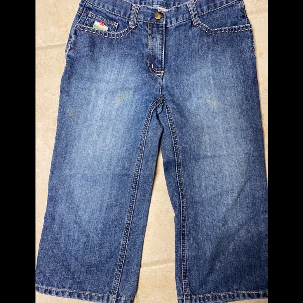 Gymboree girls cropped denim pants